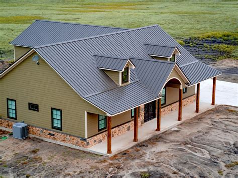 metal roof on 1.5 story house|metal roof house floor plans.